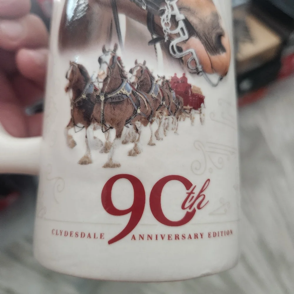 SOLD!!Budweiser 90th Anniversary Mugs - Picture 3 of 7